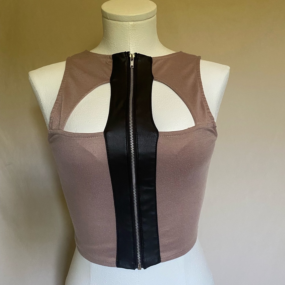 Cut-Out Crop Top